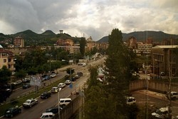 Sinnbild der Teilung: die Ibar-Brücke in Mitrovica.