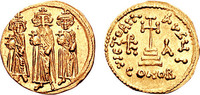 (Münze aus der Zeit der Islamischen Expansion