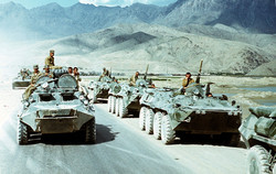 Abzug der Roten Armee aus Afghanistan 1988.