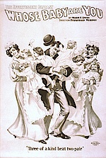 Whose baby are you? (us-amerikanisches Theaterplakat, um 1900)