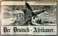 Titel der Zeitschrift „Der Deutsch-Afrikaner“